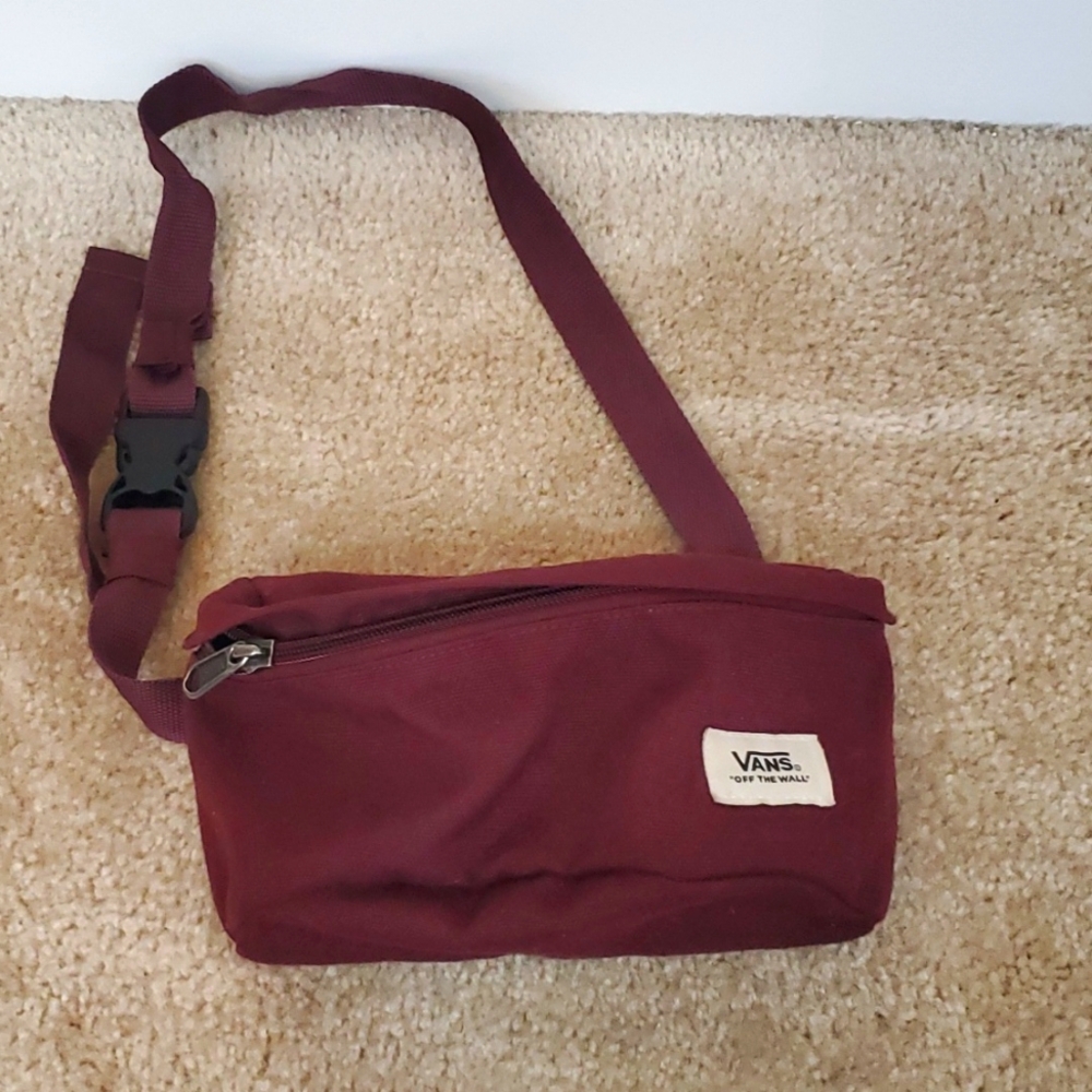 Vans Off the Wall Maroon/Burgundy Fanny Pack